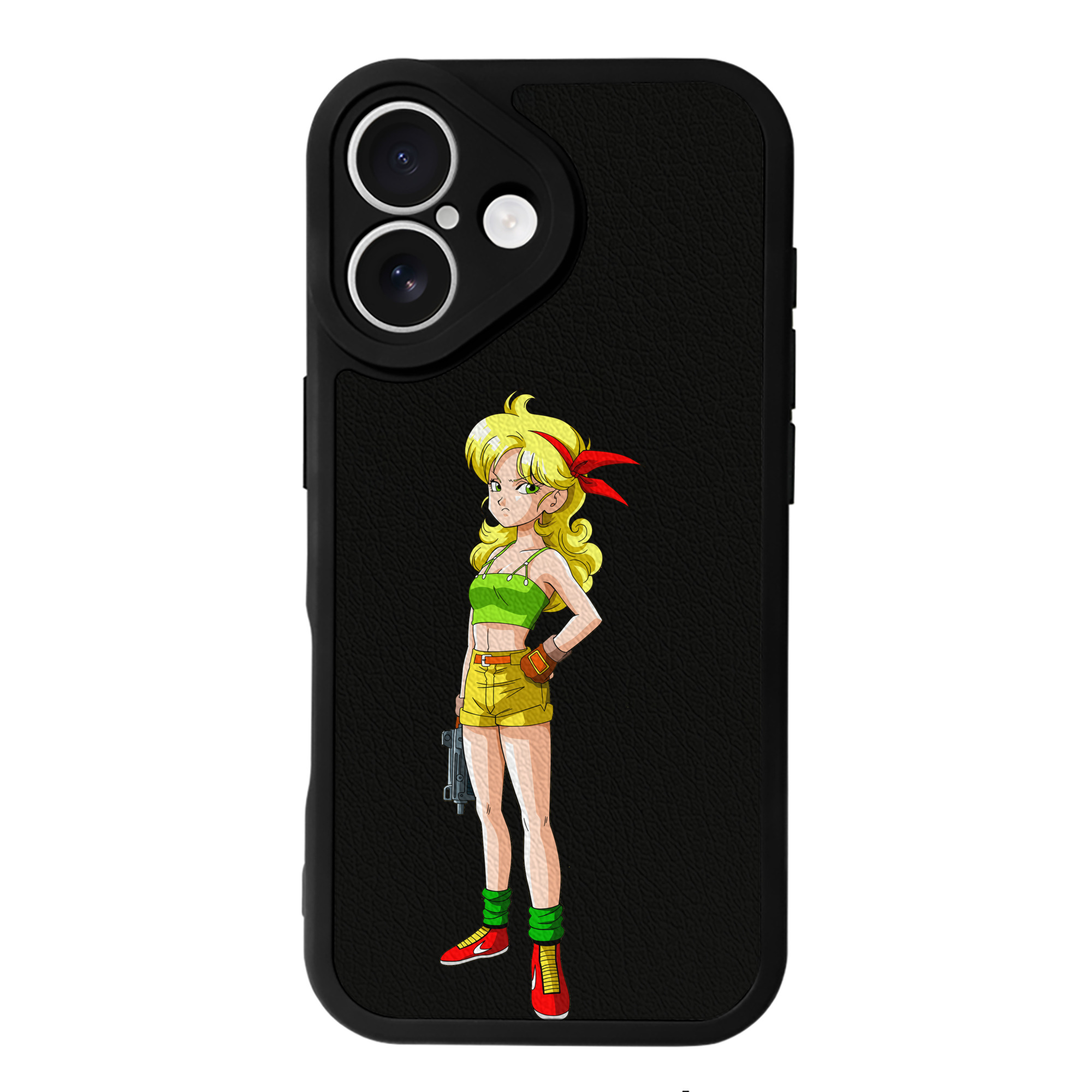 （画像用） ドラゴンボール DRAGON BALL 【iPhone 16シリーズ対応】シリコンスマホケース（レザー調） 材質：シリコン